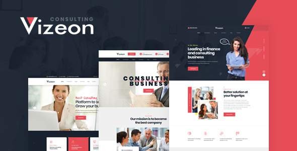 Vizeon - Business Consulting PSD Template
       TFx Yolotli Lenox