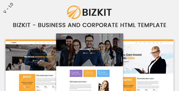 Bizkit - Business And Corporate HTML Template
       TFx Byrne Rayner