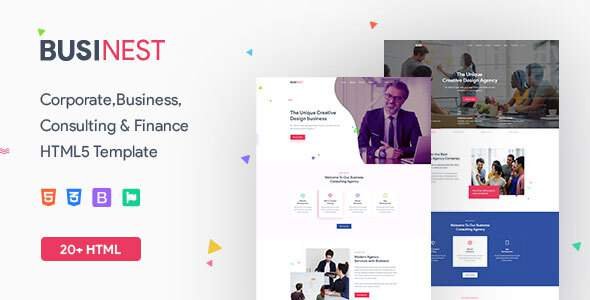 Businest - Business Consulting and Professional Services HTML Template
       TFx Hiroto Corbin
