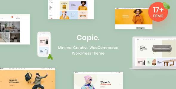 Capie - Minimal Creative WooCommerce WordPress Theme
       TFx Jepson Crispian