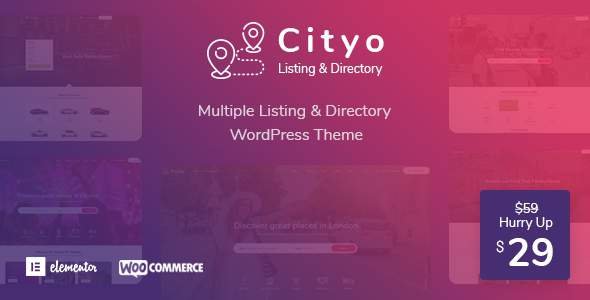 Cityo - Multiple Listing Directory WordPress Theme
       TFx Reginald Yuu