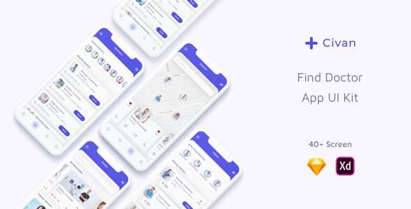 Civan - Find Doctor App UI Kit
       TFx Evan Jordan
