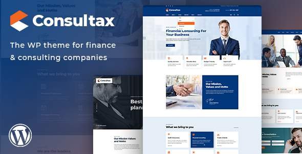 Consultax - Financial & Consulting WordPress Theme
       TFx Devan Ethelbert