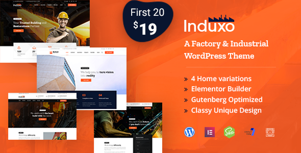 Induxo - Factory & Industrial WordPress Theme
       TFx Vern Terell