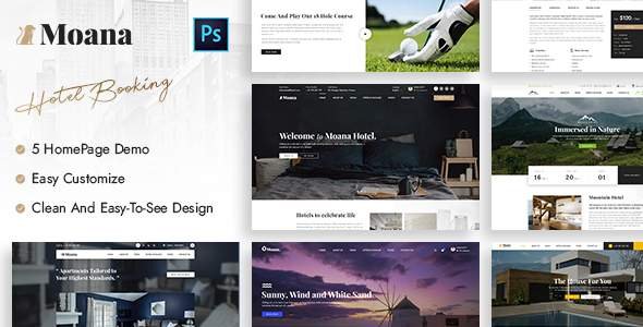 Moana - Resort and Hotel Template
       TFx Jess Brook