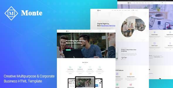 Monte - Creative Business HTML5 Template
       TFx Rod Bronte
