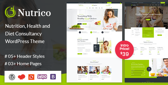 Nutrico - Nutrition Health & Diet Consultancy WordPress Theme
       TFx Kipling Julyan