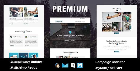 Premium - Multipurpose Responsive Email Template - Online StampReady Builder & Mailchimp Editor
       TFx Thaddeus Jamey