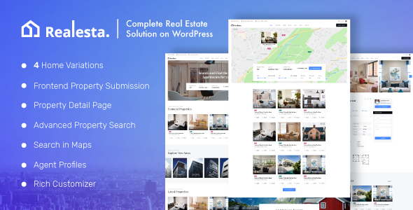 Realesta - Property Sales & Rental WordPress Theme
       TFx Chas Arman
