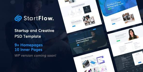 Start Flow - Startup and Creative Multipurpose PSD Template
       TFx Fulton Nazar