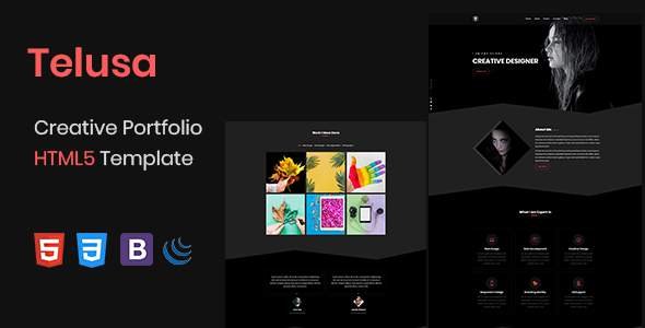 Telusa - Creative Portfolio HTML5 Template
       TFx Nazaret Shelton
