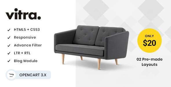 Vitra Multipurpose Store - Responsive Opencart 3.x Theme
       TFx Lovell Kusuma