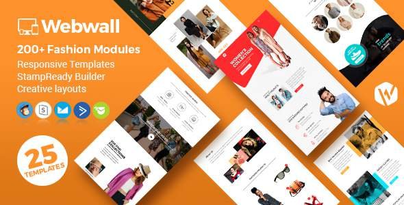 Webwall - Fashion Responsive Email Template + StampReady & CampaignMonitor compatible files
       TFx Drew Russel