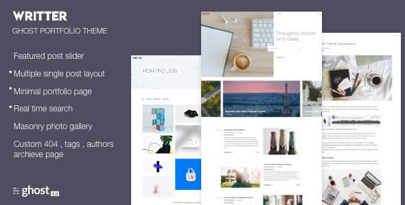 Writter – Ghost Portfolio Theme
       TFx Jackson Taniel