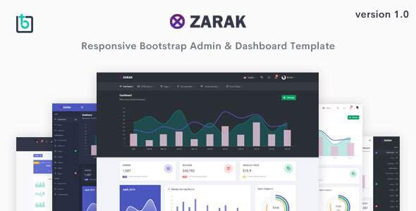 Zarak - The Ultimate Admin & Dashboard Template
       TFx Winfred Chance