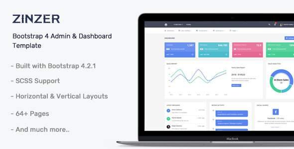 Zinzar - Admin Dashboard Template
       TFx Justinian Emmerson