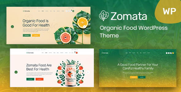 Zomata - Organic Food WordPress Theme
       TFx Prince Reilly