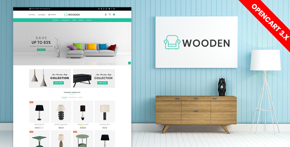 wooden furniture opencart 3.x theme
       TFx Tsubasa Zander