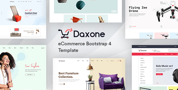 Daxone – eCommerce Bootstrap 4 Template
       TFx Kuwat Octavian