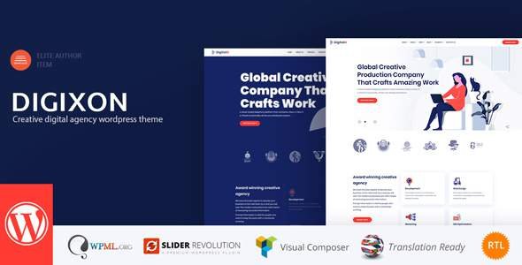 Digixon - Creative Digital Agency WordPress Theme
       TFx Maquinna Jadyn