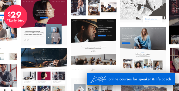 DotLife | Coach Speaker WordPress
       TFx George Beauden