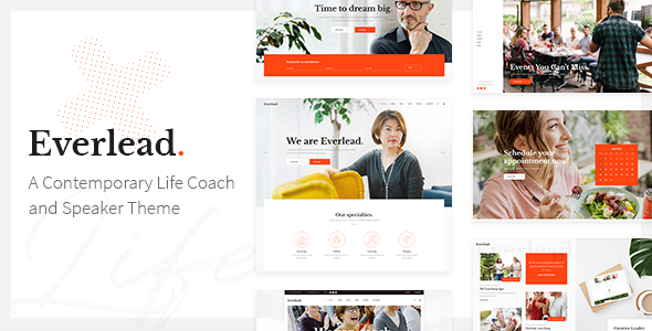 Everlead - Life Coach and Speaker Theme
       TFx Percival Keghart