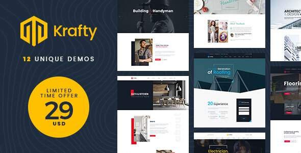 Krafty - Small Business WordPress Theme
       TFx Meriwether Muscowequan