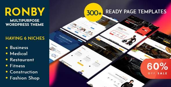 Ronby | 6 Niche Business Multi-Purpose WordPress Theme
       TFx Jackie Vahagn