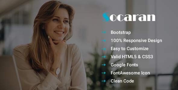 Socaran - Business And Corporate HTML Template
       TFx Nikolas Gilbert