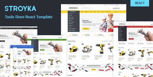 Stroyka - Tools Store React eCommerce Template
       TFx Iggy Paxton