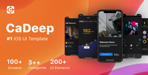 CaDeep - iOS Design Template
       TFx Cass Huey