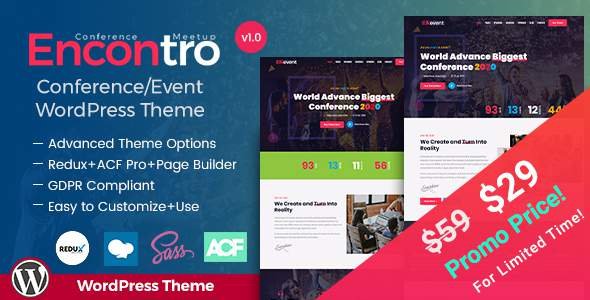 Encontro - Event Conference WordPress Theme
       TFx Ormond Budi