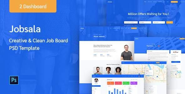 Jobsala - Job Board PSD Template
       TFx Dax Pancras