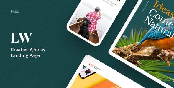 Lewis - Creative Agency Landing Page
       TFx Tatanka Chagatai
