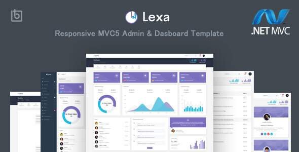 Lexa - MVC5 Admin & Dashboard Template
       TFx Jewel Remington