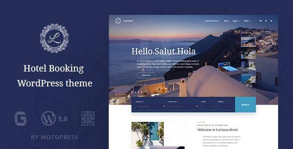 Luviana - Hotel WordPress Theme
       TFx Quentin Page