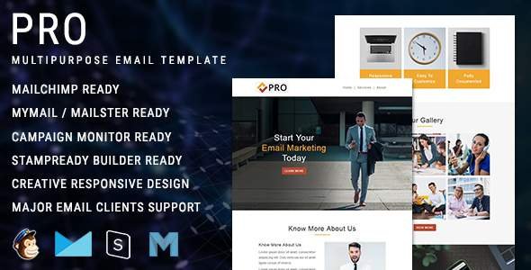 Pro - Multipurpose Responsive Email Newsletter Template
       TFx Caiden Samuel