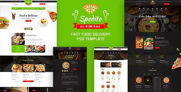 Spedito - Ordering Fast Food PSD
       TFx Kasen Keaton