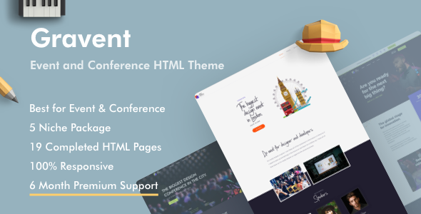 Gravent - Event and Conference HTML Theme
       TFx Fletcher Laz