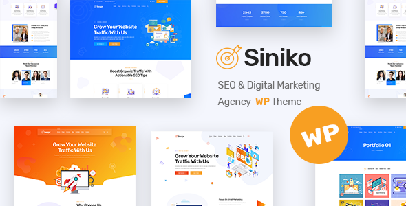 Siniko - Marketing Agency WordPress Theme
       TFx Justy Mahatma