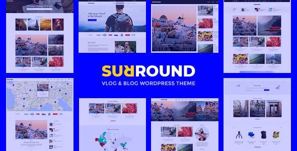 Surround - Vlog & Blog WordPress Theme
       TFx Jim Jojo