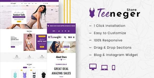 Teeneger - Shopify MultiPurpose Responsive Theme
       TFx Ariel Dillan