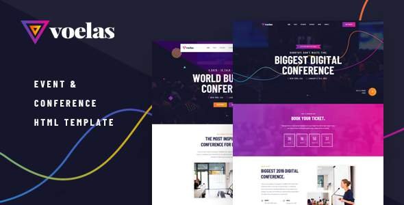 Voelas - Event & Conference HTML Template
       TFx Kiyoshi Vahagn