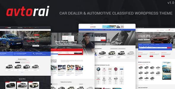 Avtorai- Car Dealer & Automotive Classified WordPress Theme
       TFx Joshua Luke