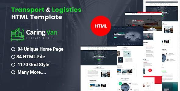 Caring Van-Logistics & Transport HTML5 Template
       TFx Cy Pace