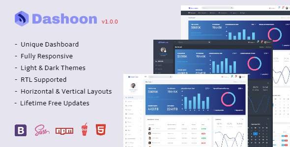 Dashoon - Responsive Bootstrap 4 Admin Dashboard
       TFx Reid Katashi