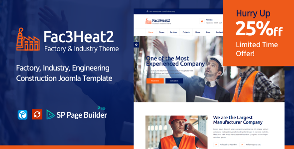 Fac3heat2 – Factory, Industry, Engineering Joomla Template
       TFx Kash Rafe