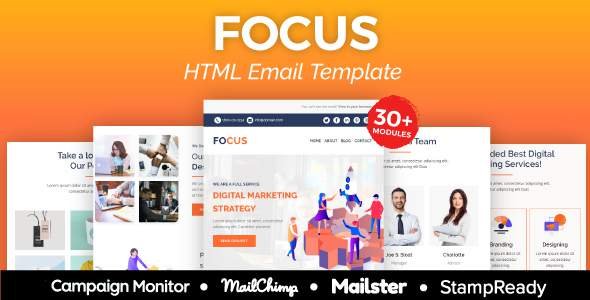 Focus Agency - Multipurpose Responsive Email Template 30+ Modules - Mailster & Mailchimp
       TFx Confucius John