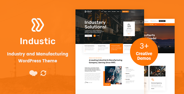 Industic - Factory and Manufacturing WordPress Theme
       TFx Ely Raphael