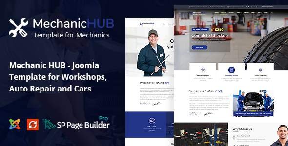 Mechanic HUB - Car Repair Joomla Template
       TFx Truman Murray